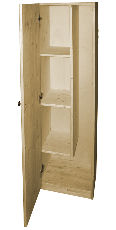 Market del Legno: Porta scope in legno cm.40.5x36 H 155