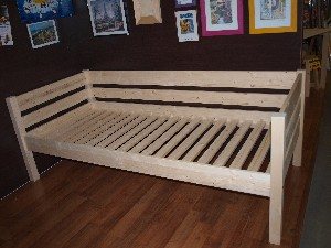 Divano letto Vittorio in abete cm.200x92 H74
