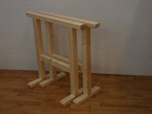 Cavalletto Extra Strong 75x75 in legno di abete conf.2 pezzi