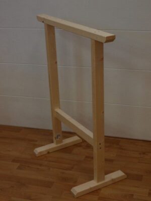 Cavalletto Maxi 90H x 75 cm. in legno di abete