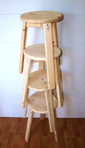 Set 4 pz. sgabello Riviera