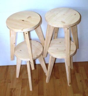 Set 4 pz. sgabello Tirreno