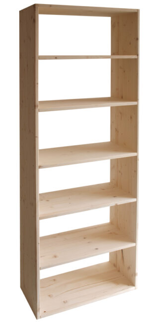 Libreria Eco in abete 18 mm cm.47.6x20 H177