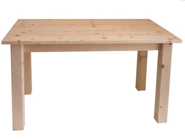 Tavolo Taverna 200x100 H 77 27mm con piano e angoli stondati