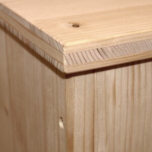 Cassapanca Eco in abete mis.120x60 H 43