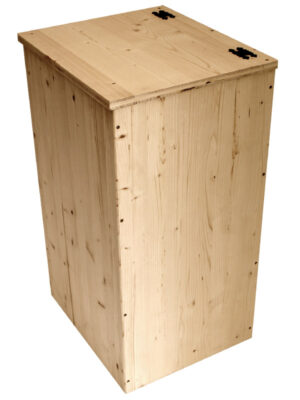 Porta Pellet in legno cm.46x39 H 77.5