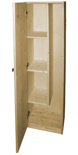 Mobile portascope in abete lamellare mis.40.5x36 H 164