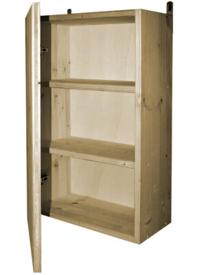 Pensile in legno di abete Max 1 cm.30x22 H 62