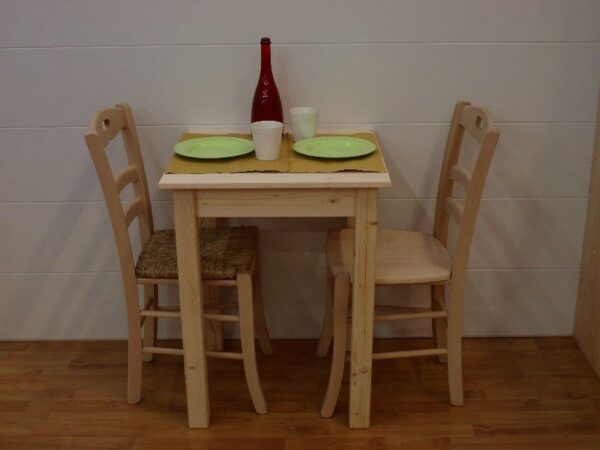 Tavolo Toscana 60x60 H 77 conf. 10 pezzi