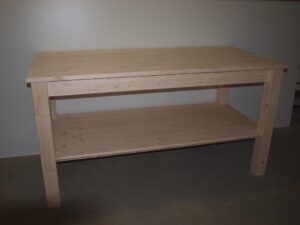 Tavolo doppio piano 180x75