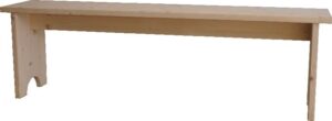 Panca in abete cm.200 spess. mm 27 H 45