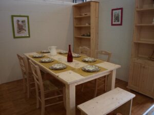 Tavolo Taverna 150x75 H 77 conf. 10 pezzi