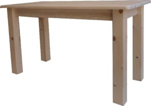 Tavolo Taverna cm.180x75 H77.5 con piano e angoli stondati